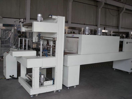 Auto Packing Machine Hot Shrink Film Machine for PET / Plastic Bottle , PLC Control