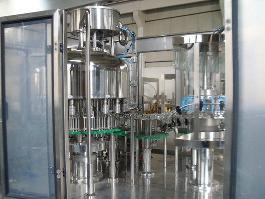 PET Bottle Mineral Water Filling Machine , Beverage Filling Plant with 6 Capping Head