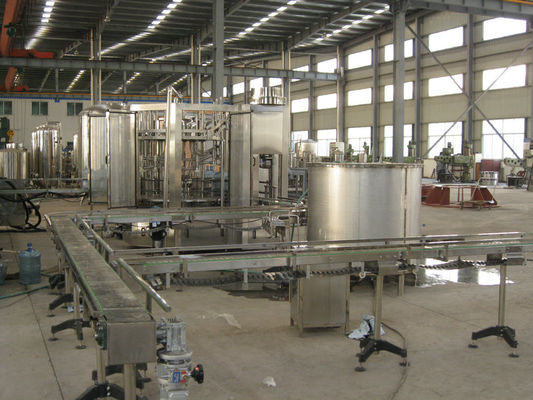 5 Gallon Pure Water Rotary Filling Machine / Plant with 3 In 1 Washing Filling Capping Equipment