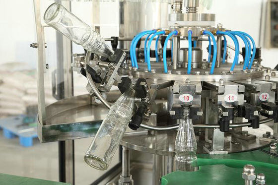 Auto Aseptic Glass Bottle Filling Machine For Sauce / Honey / Milk 4000B/h