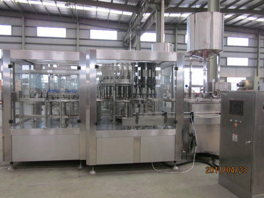 Linear Washing Filling Capping Machine Filling Production Line for liquid tea beverage