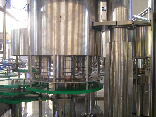 Alcoholic Beverage / Carbonated Beverage Filling Machine , Normal Pressure Juice Filling Machinery