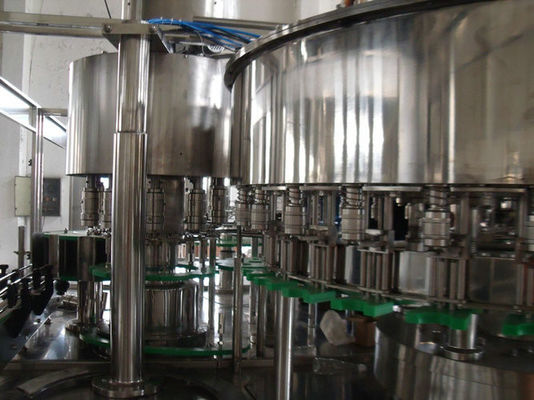 Auto 4 In 1 Washing Filling Filling Capping Machine for Tea , Milk , Fruit Juice