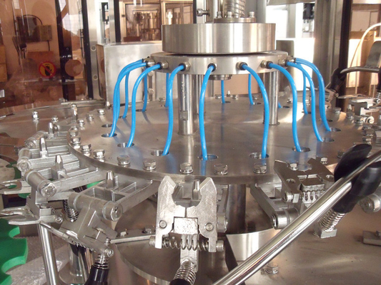 3 électriques dans 1 ligne de capsulage remplissante de production à la machine de lavage pour la bouteille ronde/de place ANIMAL FAMILIER
